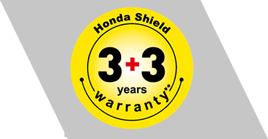 Planet Honda - Shine BS6 3plus3_yearswarranty_package